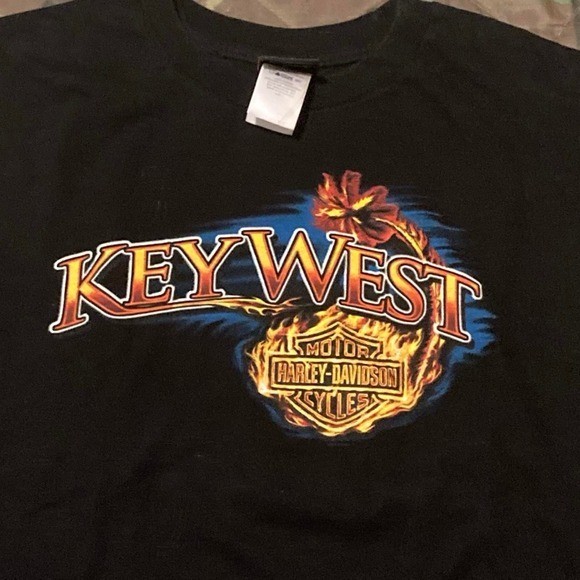 Harley Davidson Key West flaming emblem cutoff 10′ L/20.75
