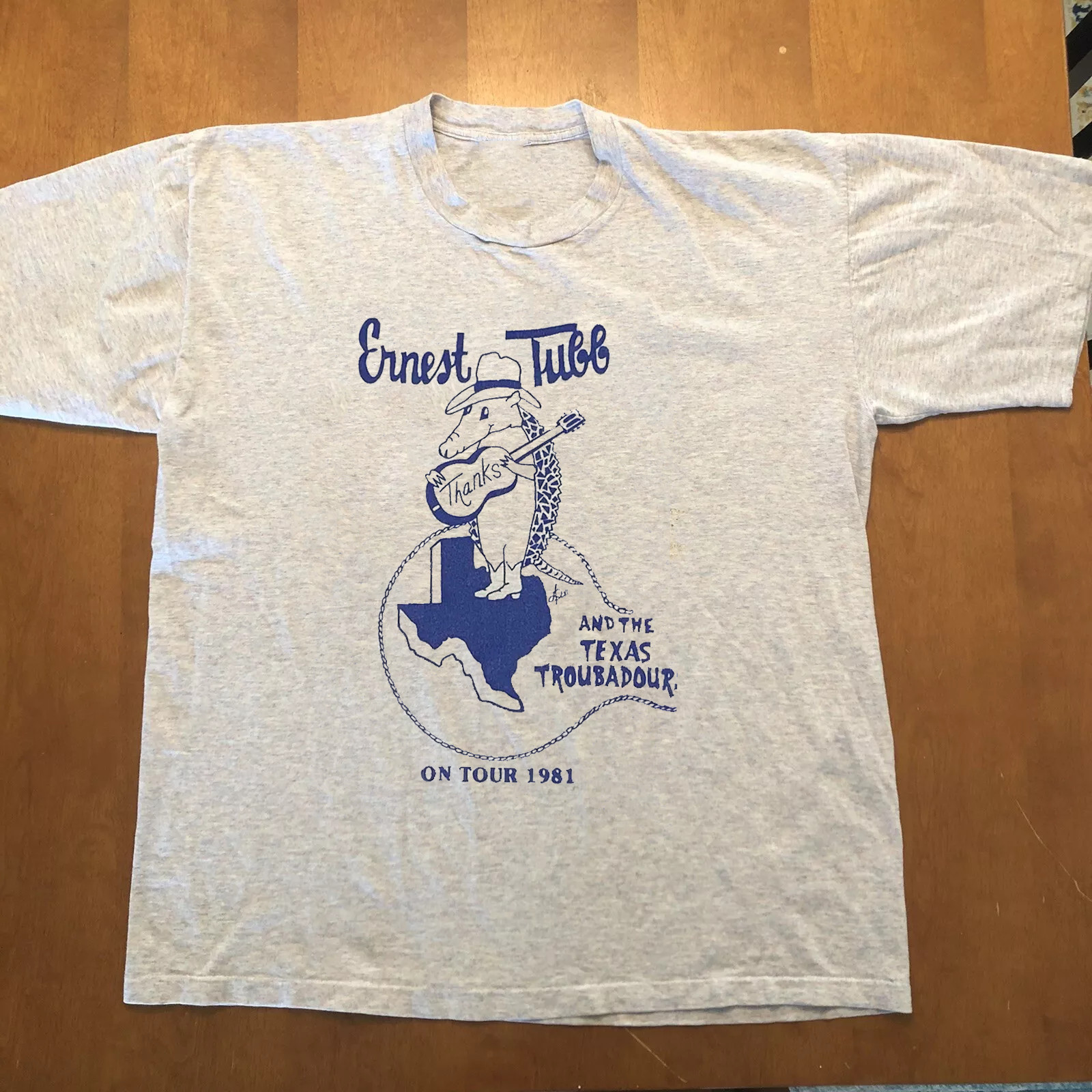 Ernest Tubb Country Singer On Tour 1981 T Shirt Full Size S-5XL SS267