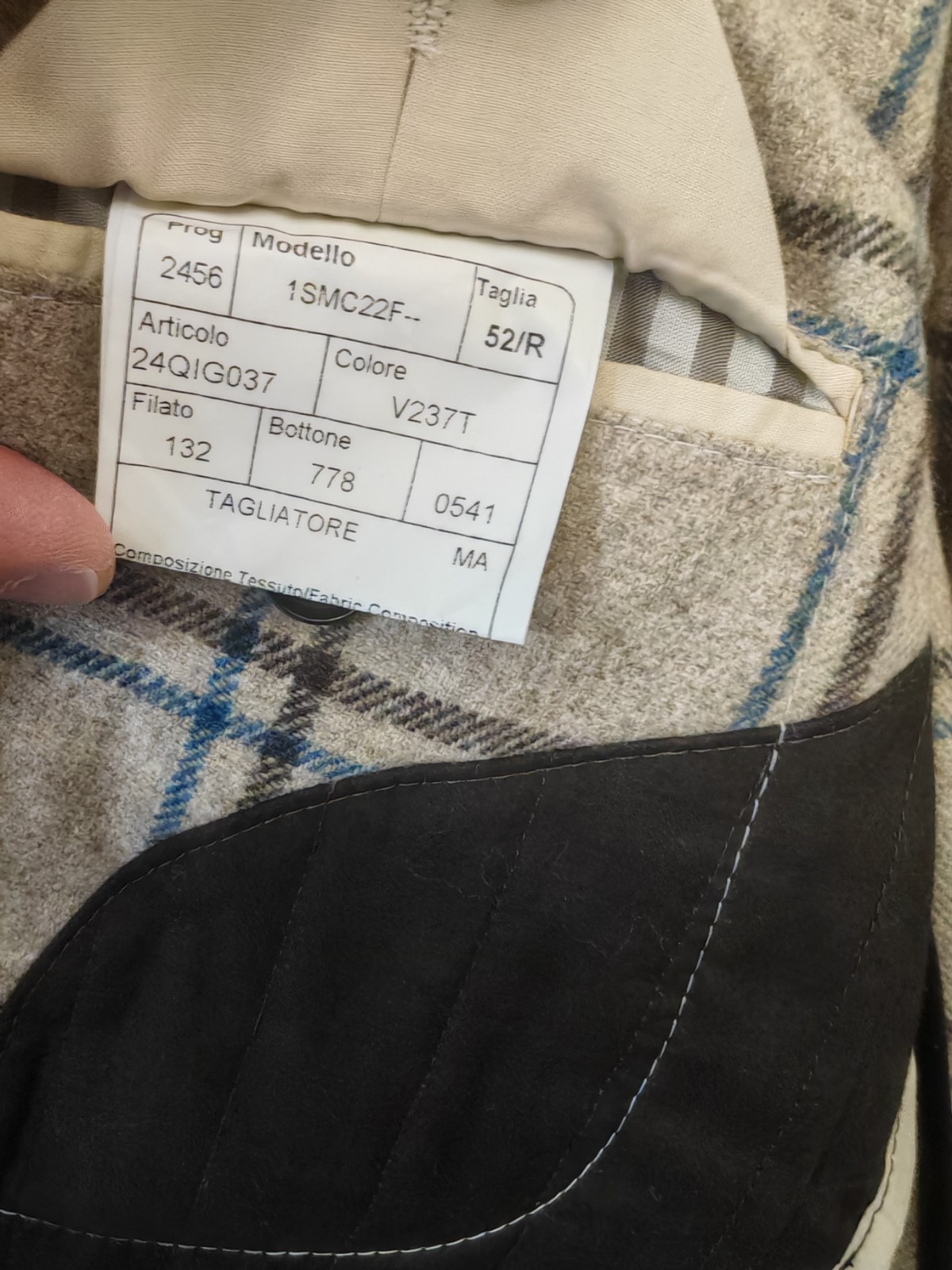TAGLIATORE 700€ Men’s Blazer Jacket Virgin Wool Size EU52 ( L ) Made in Italy