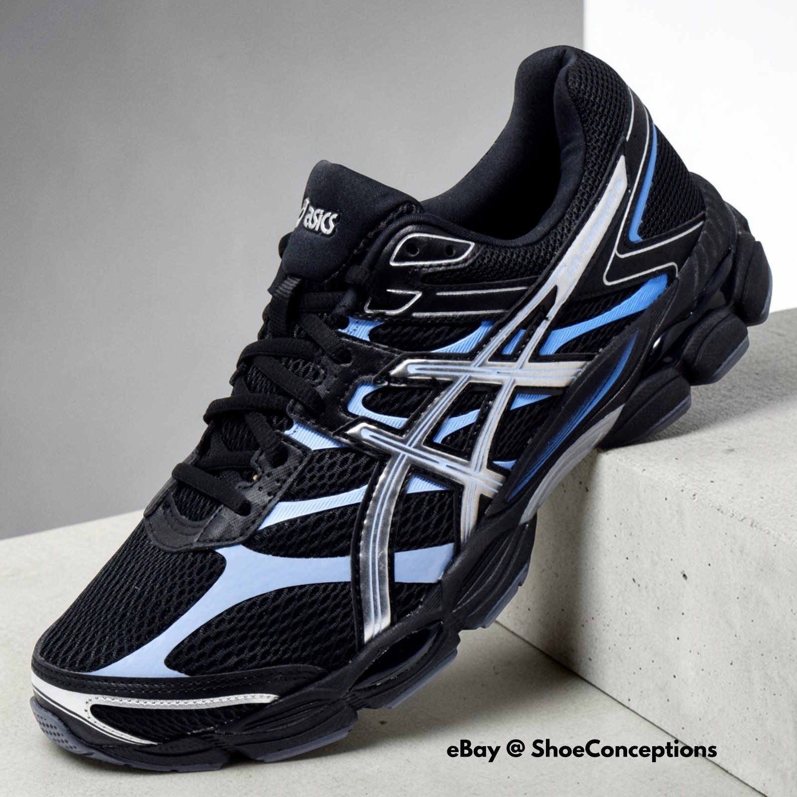 ASICS Gel-Cumulus 16 Shoes Black Pure Silver 1203A888-001 Men’s Sizes NEW