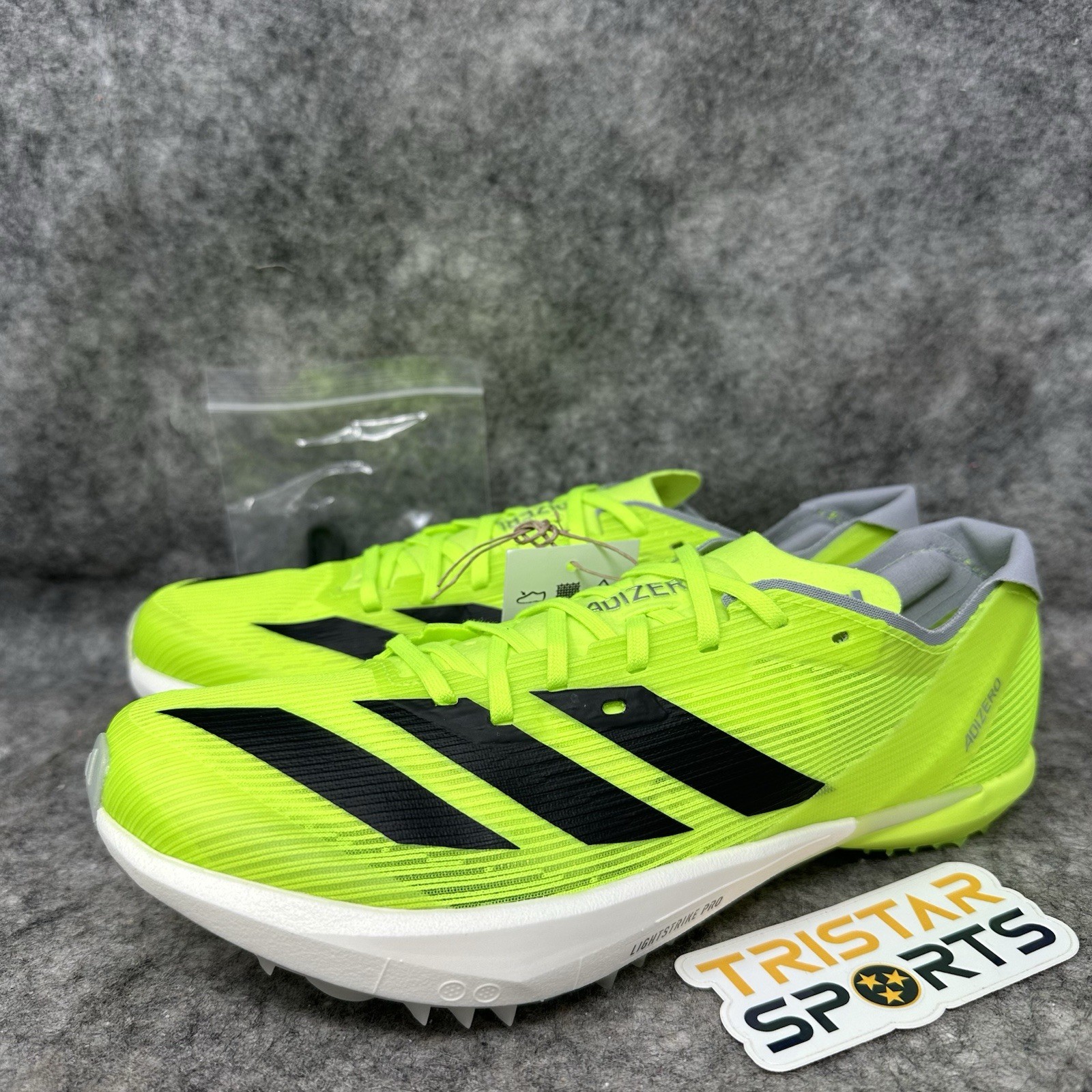 Adidas Adizero Ambition Track & Field Shoes Mens Sz 7.5 Lucid Lemon Black IH5798