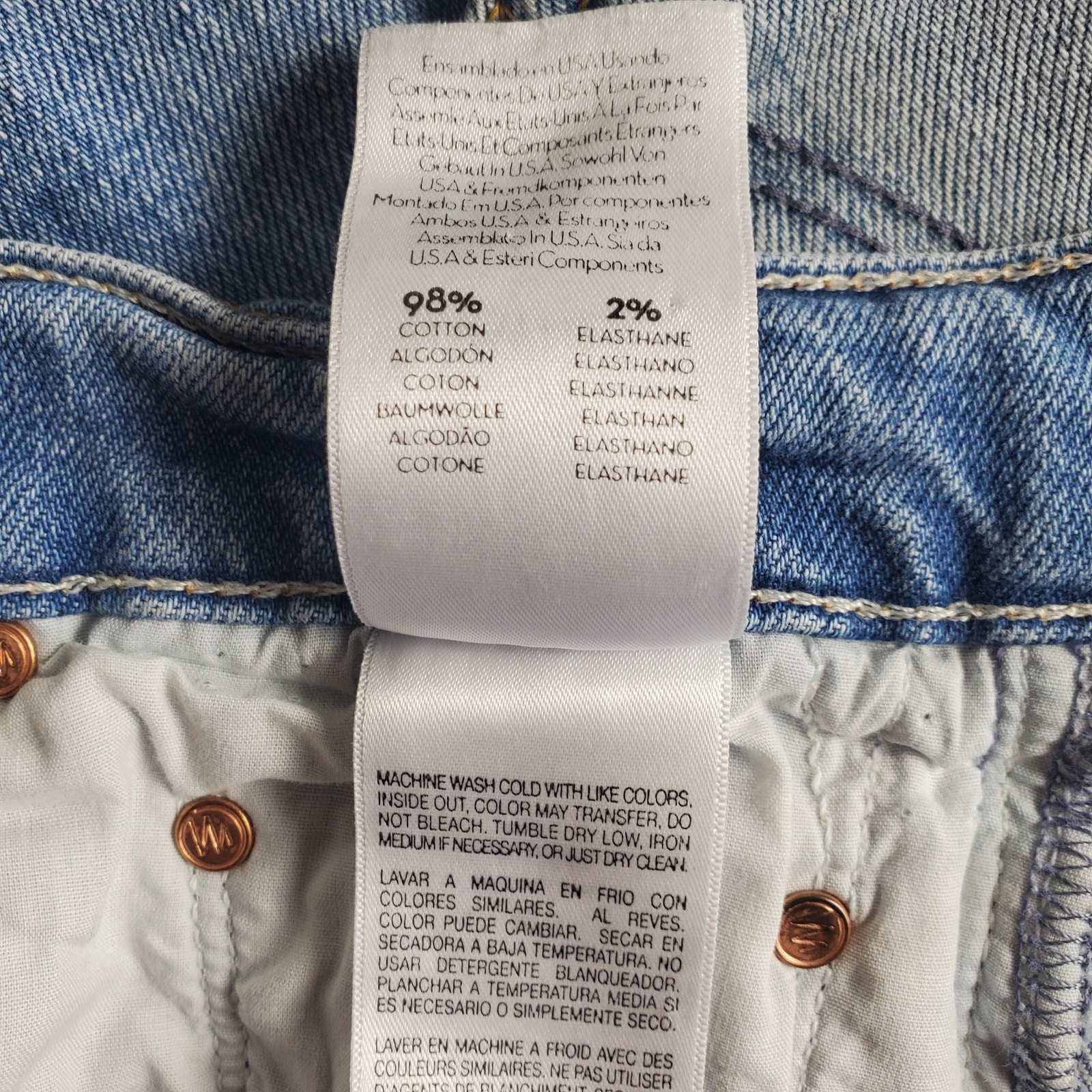 Mother Tomcat Straight Ankle Jeans 26 / 2