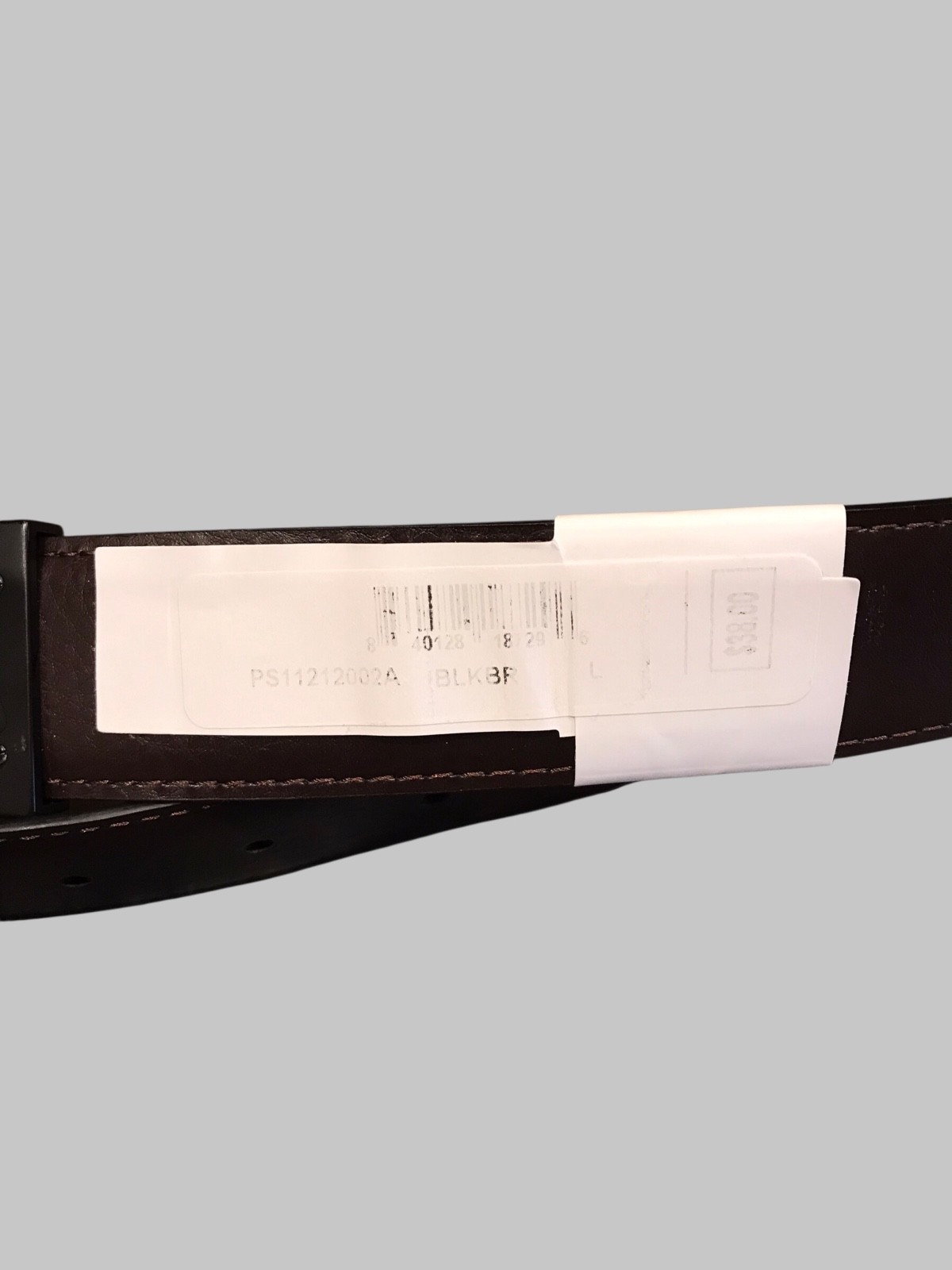 NWT Nike Golf SWOOSH Reversible Black / Dark Brown Belt Sz 38 – 45 1/2”