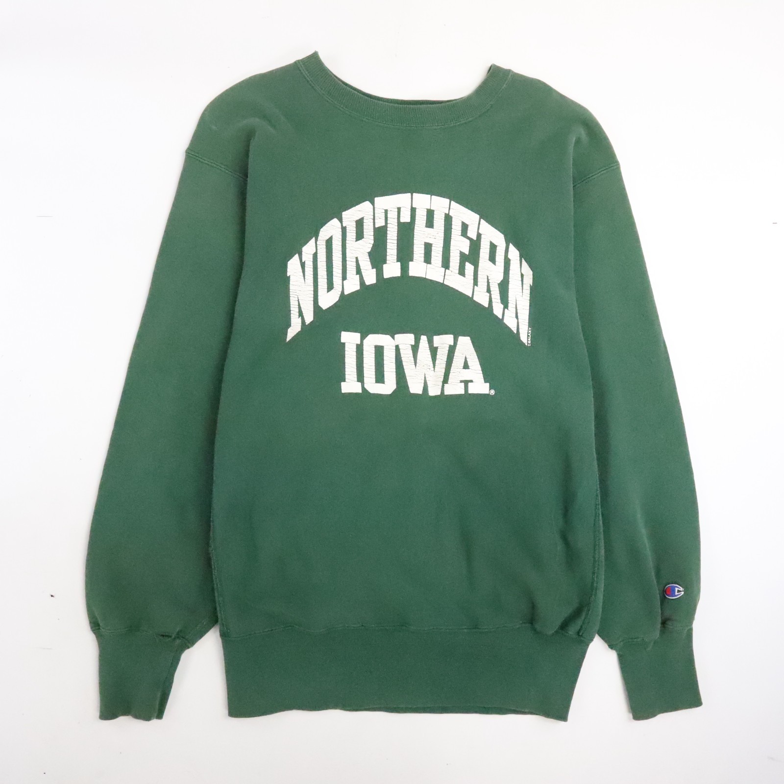 Vintage Northern Iowa Champion Reverse Weave Crewneck Sweatshirt Size Large 90s
