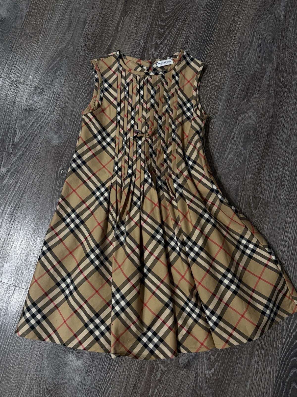 Kids Burberry Plaid Dress Size 6Y