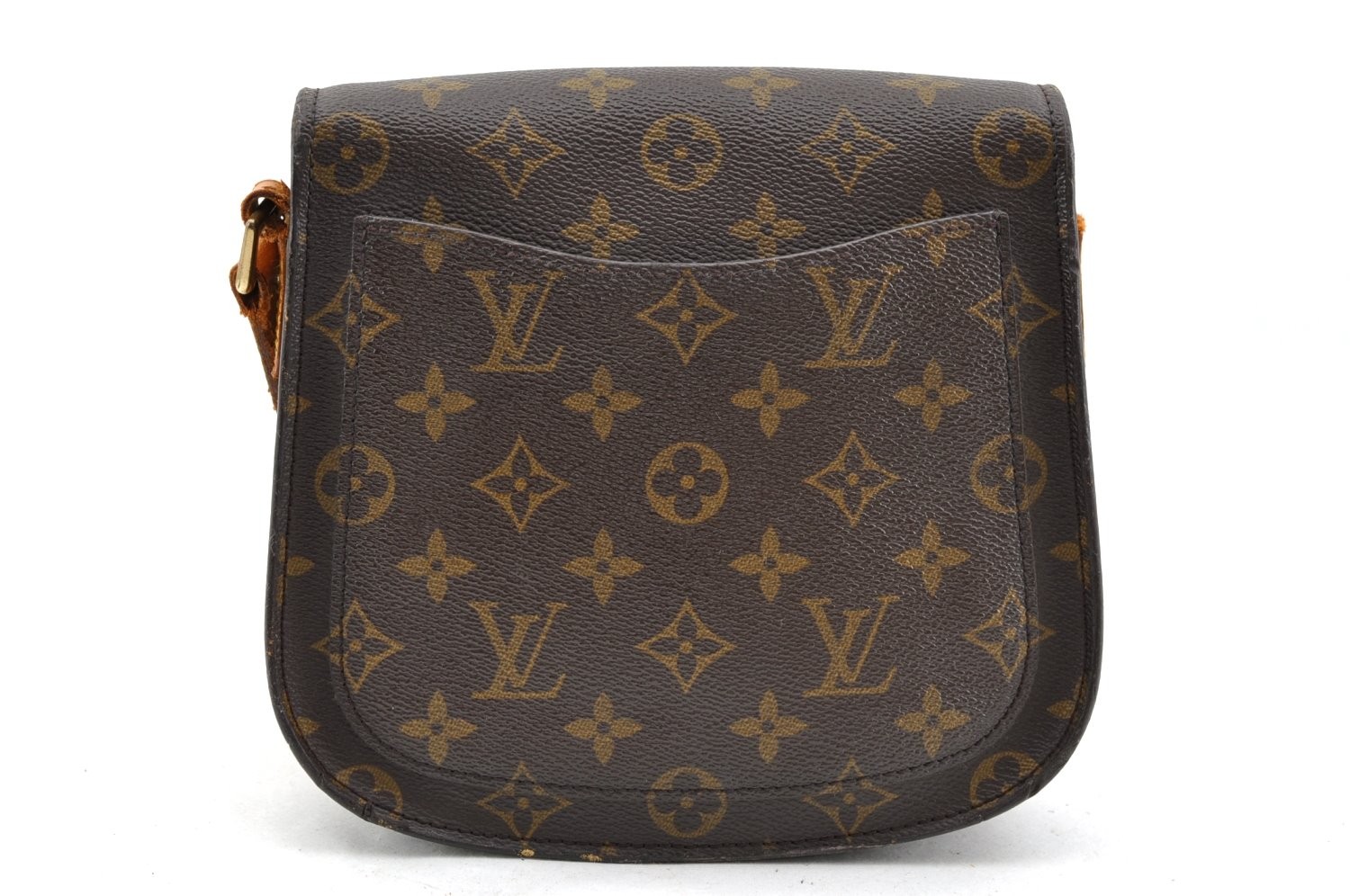 Authentic Louis Vuitton Monogram Saint Cloud MM M51243 Shoulder Cross Bag AC015
