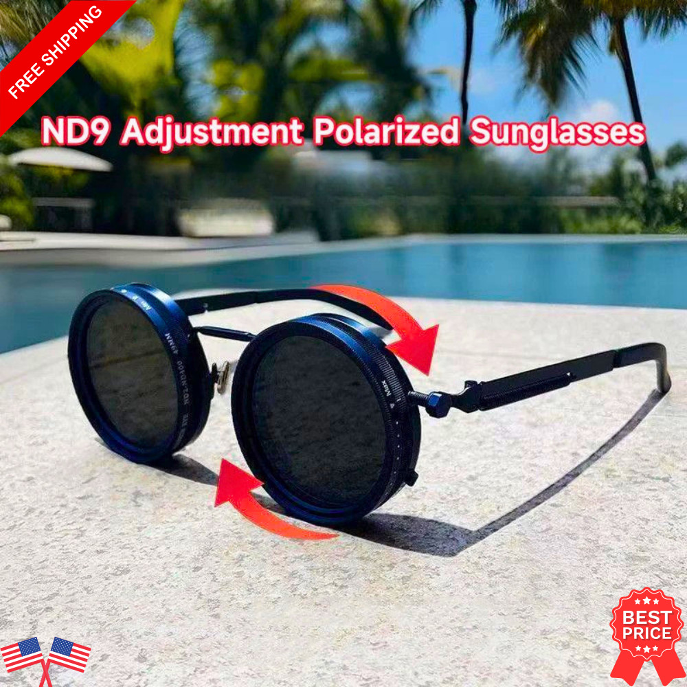 ND2 Adjustable Night Vision Driving Glasses Anti Glare UV Protection HD