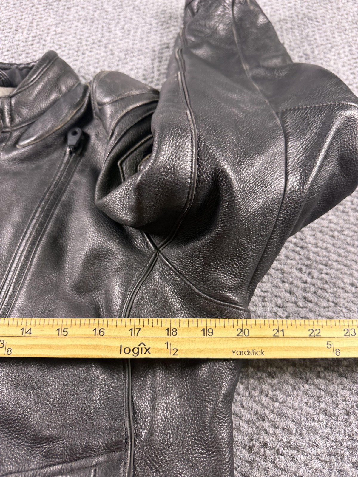 Harley-Davidson Leather Jacket Womens Medium Black FXRG Padded Moto Riding