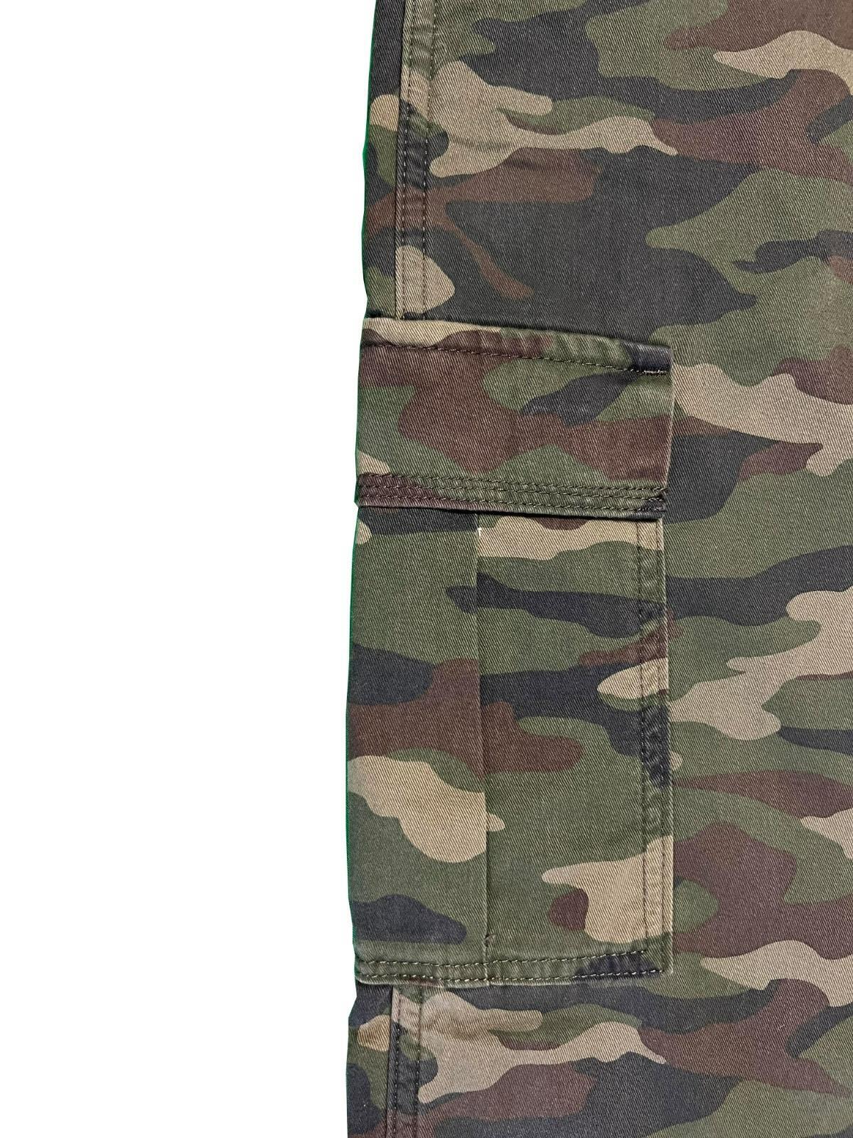 Wrangler Men’s Smooth Camo Pant Fleece Lined Cargo Relaxed Fit Five Star (S02)