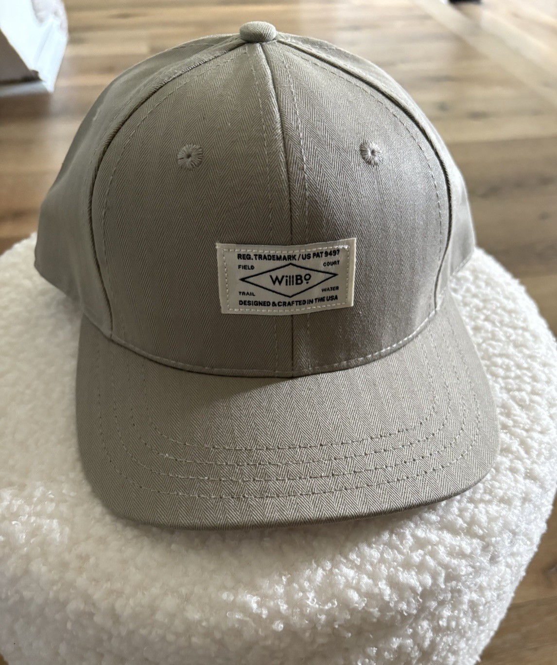 Hat WILLBO William Bowen Khaki W USA Snapback Hat New No Tag One Size