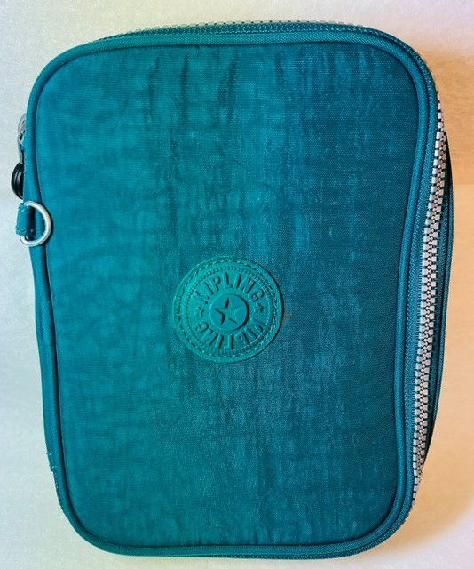 Kipling 100 Pens Case Pencil Accessory Box Polyamide AC3657 Green