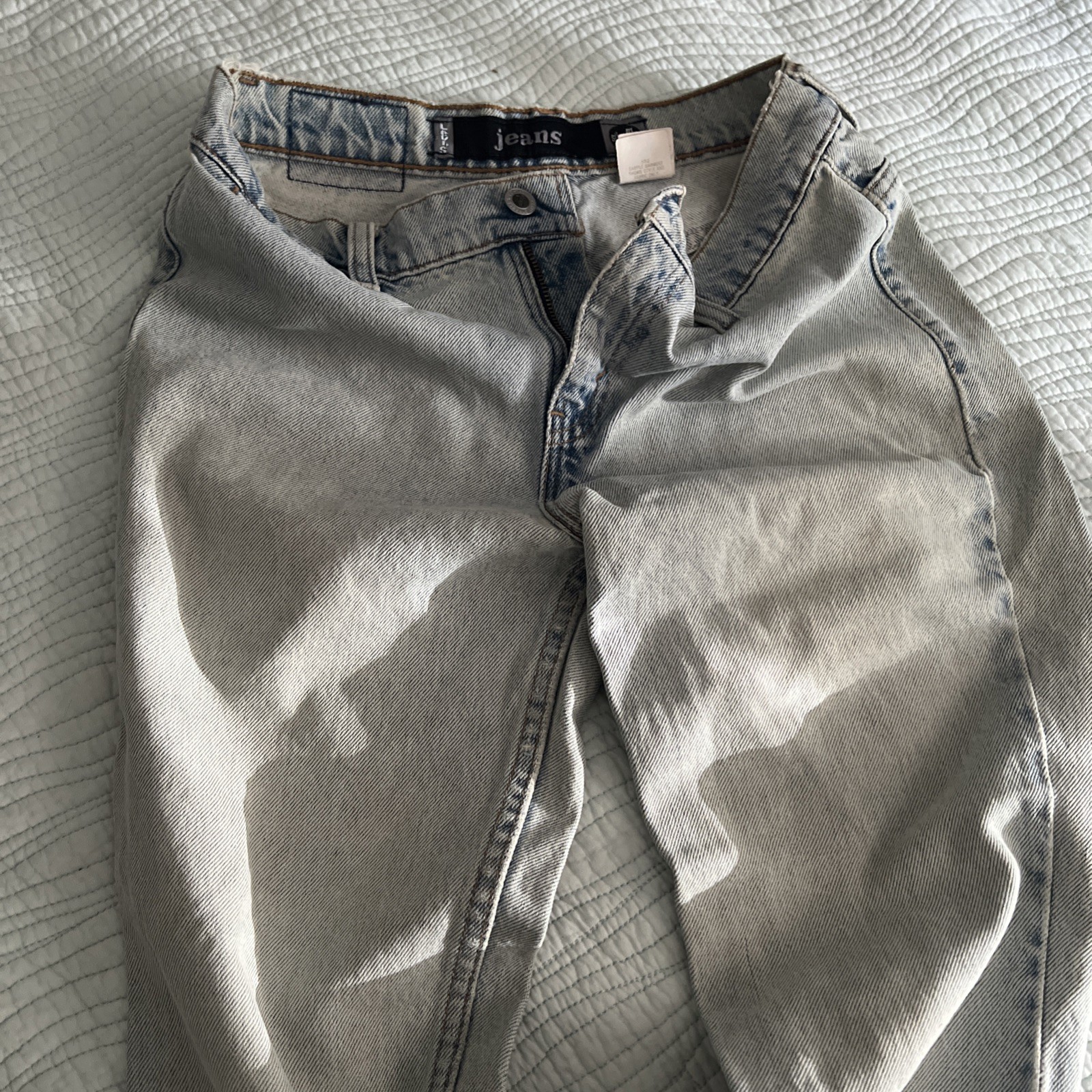 Vtg LEVI’S Silvertab Jeans Women’s Jr 9 M Light Wash 100% Cotton Straight Denim