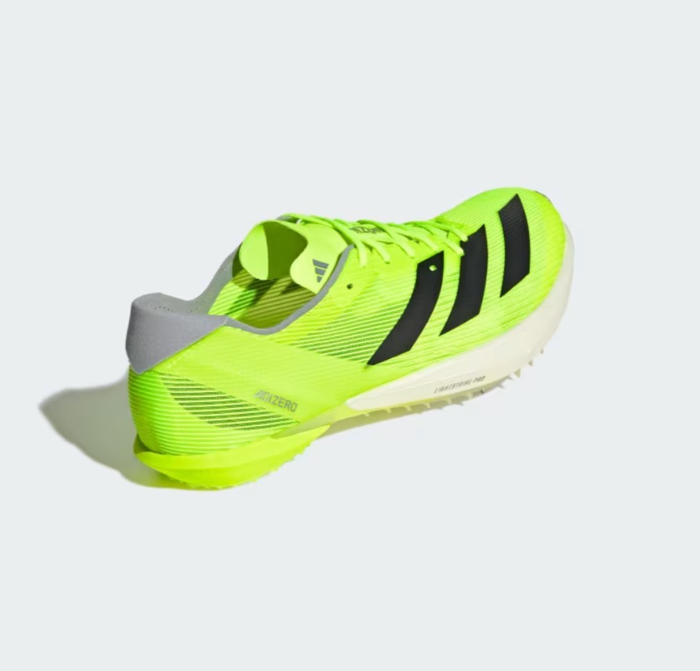 Adidas Adizero Ambition Track Cleats Men’s size 12.5 Lucid Lemon Black Shoes NEW