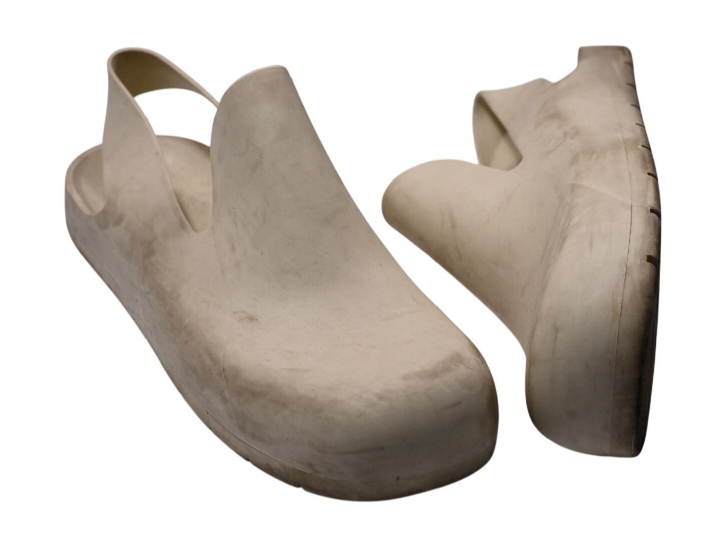 Bottega Veneta Slingback Puddle Shoes in Sea Salt