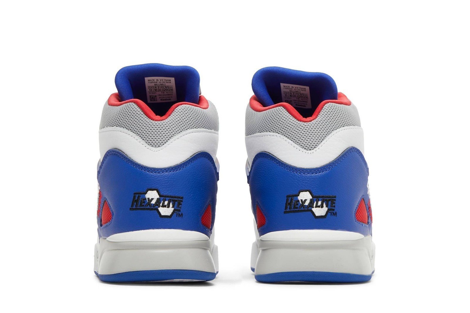 Reebok Classic Pump Omni Zone 2 Pistons White Blue H01315 Men’s Size