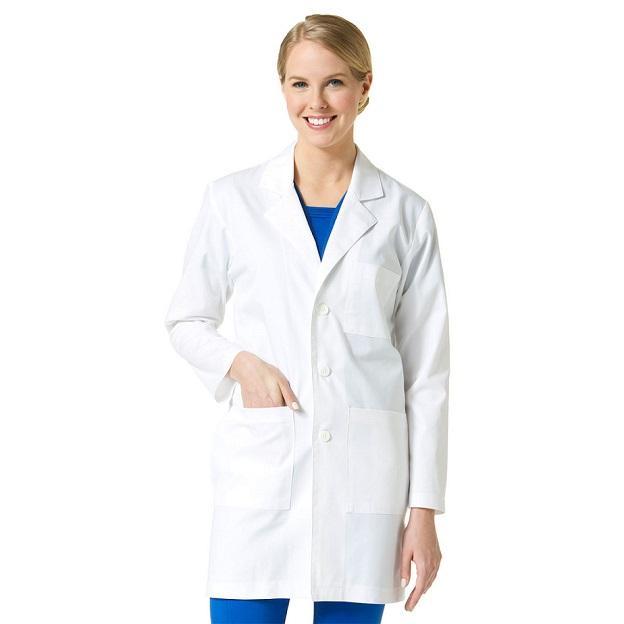Maevn Unisex White Lab Coat Style 7551 35.5″ Length One Chest pocket XS to 5XL