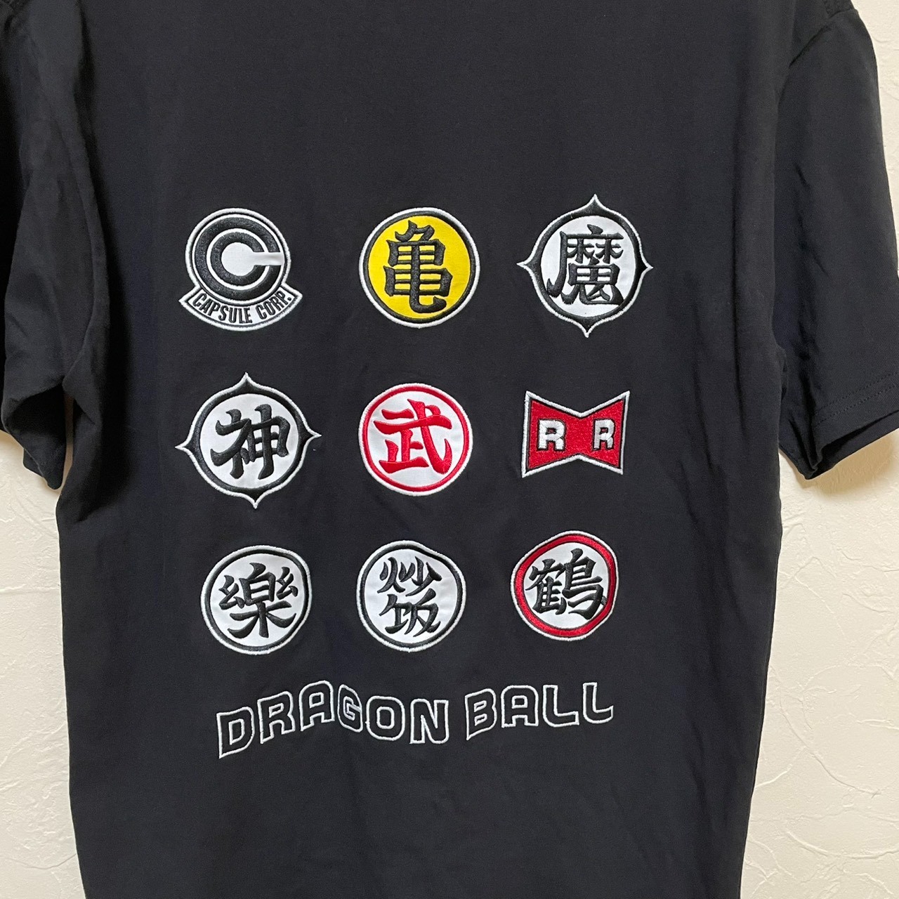 Dragon Ball T-Shirt XL Black Embroidered Logo Shimamura 2026 limited JAPAN NEW