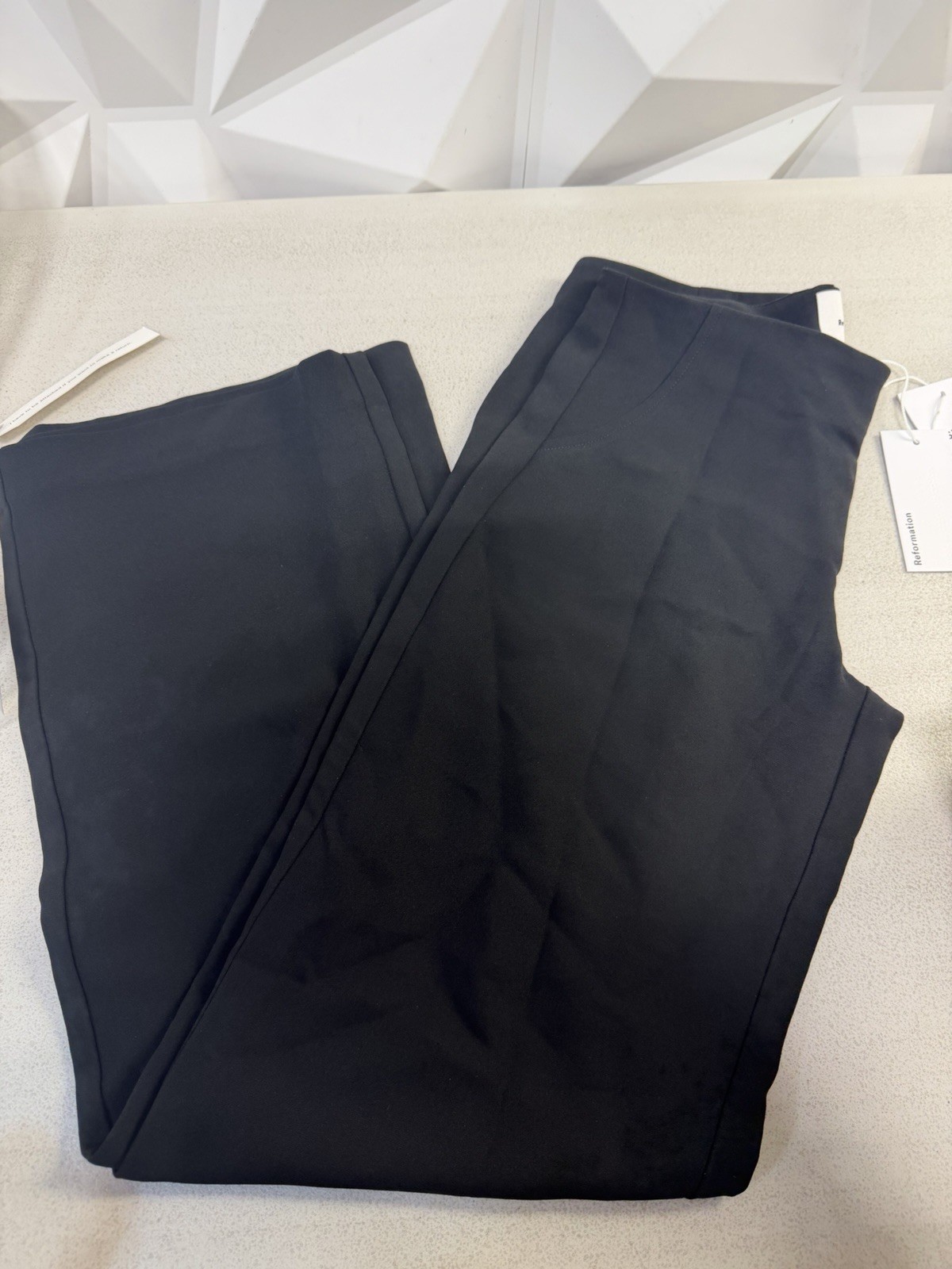 Reformation vida low rise pants BLACK NEW INSEAM 30IN