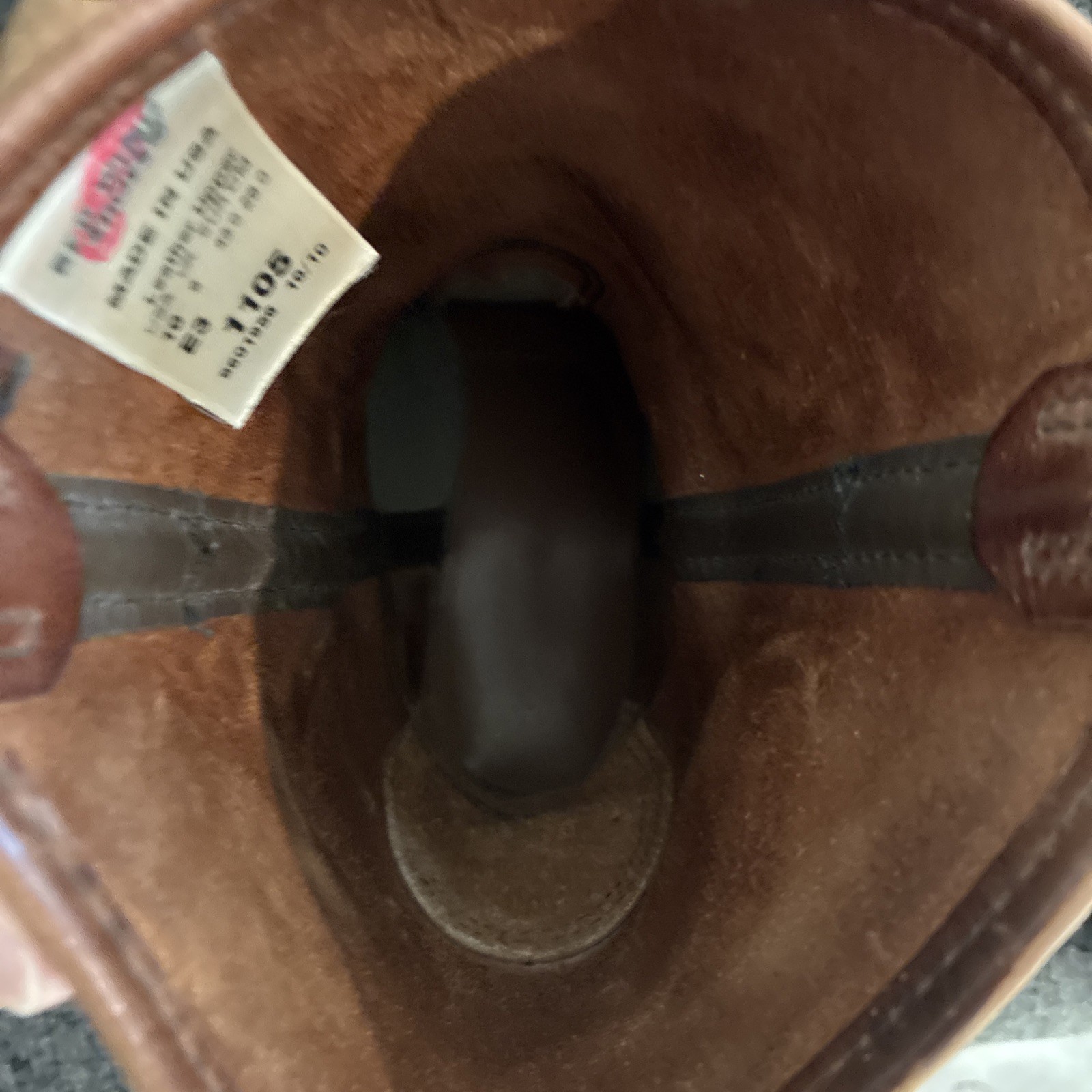 Red Wing Pecos 1105 SuperSole Soft Toe Boots Mens 10 E3 3E Extra Wide Tan Leathe