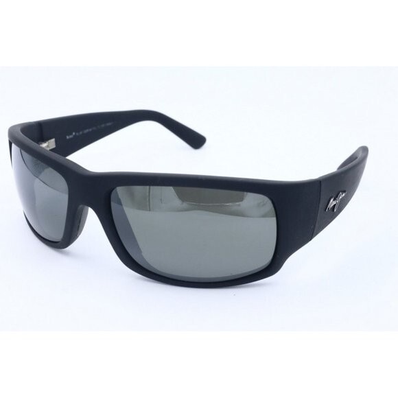 Maui Jim World Cup MJ 266-02MR Wrap Black Polarized Sunglasses -SEE DETAIL