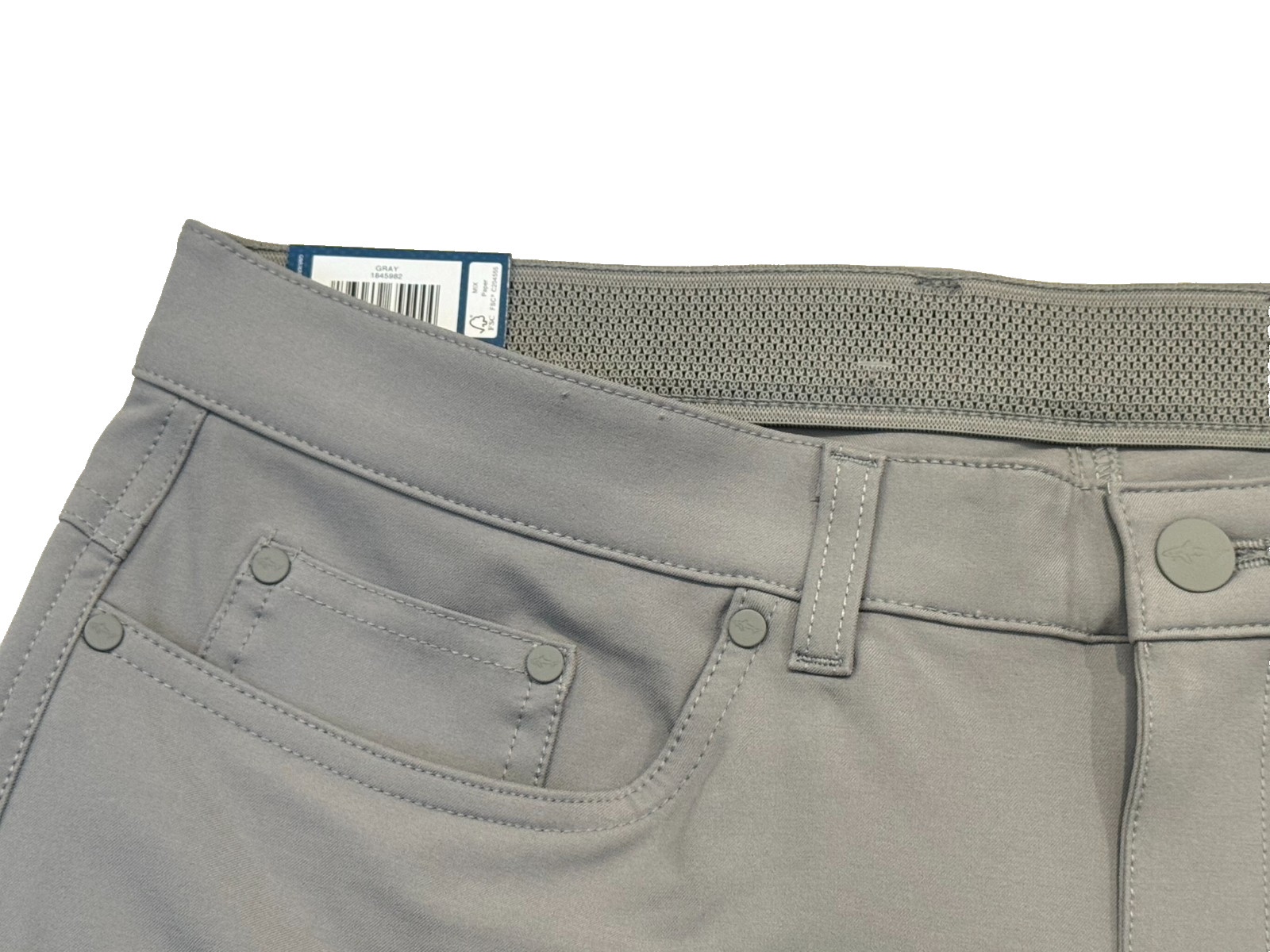 Greg Norman Logo Ultimate Chino 5 Pocket Performance Stretch Golf Pants 38 30