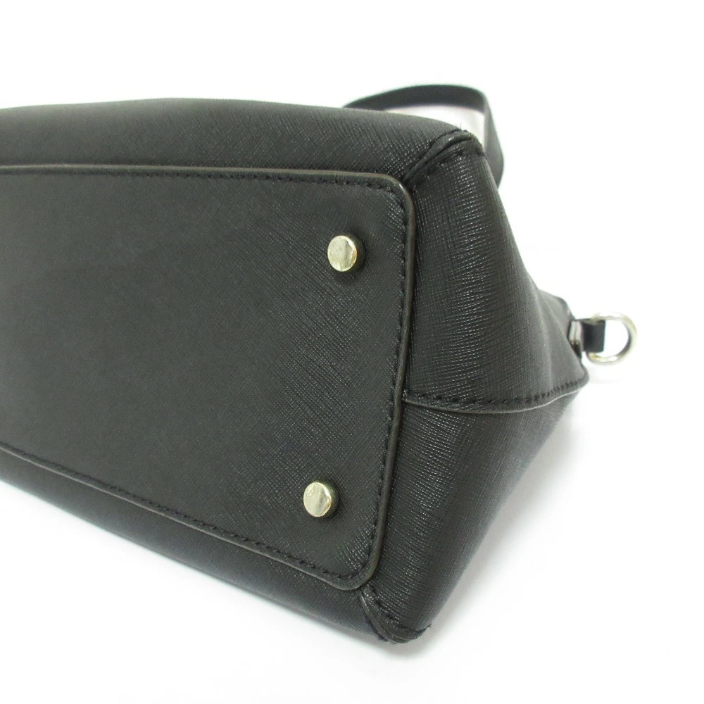 Used Good Condition Kate Spade Saffiano Leather 2WAY Shoulder Bag Black Ladies L