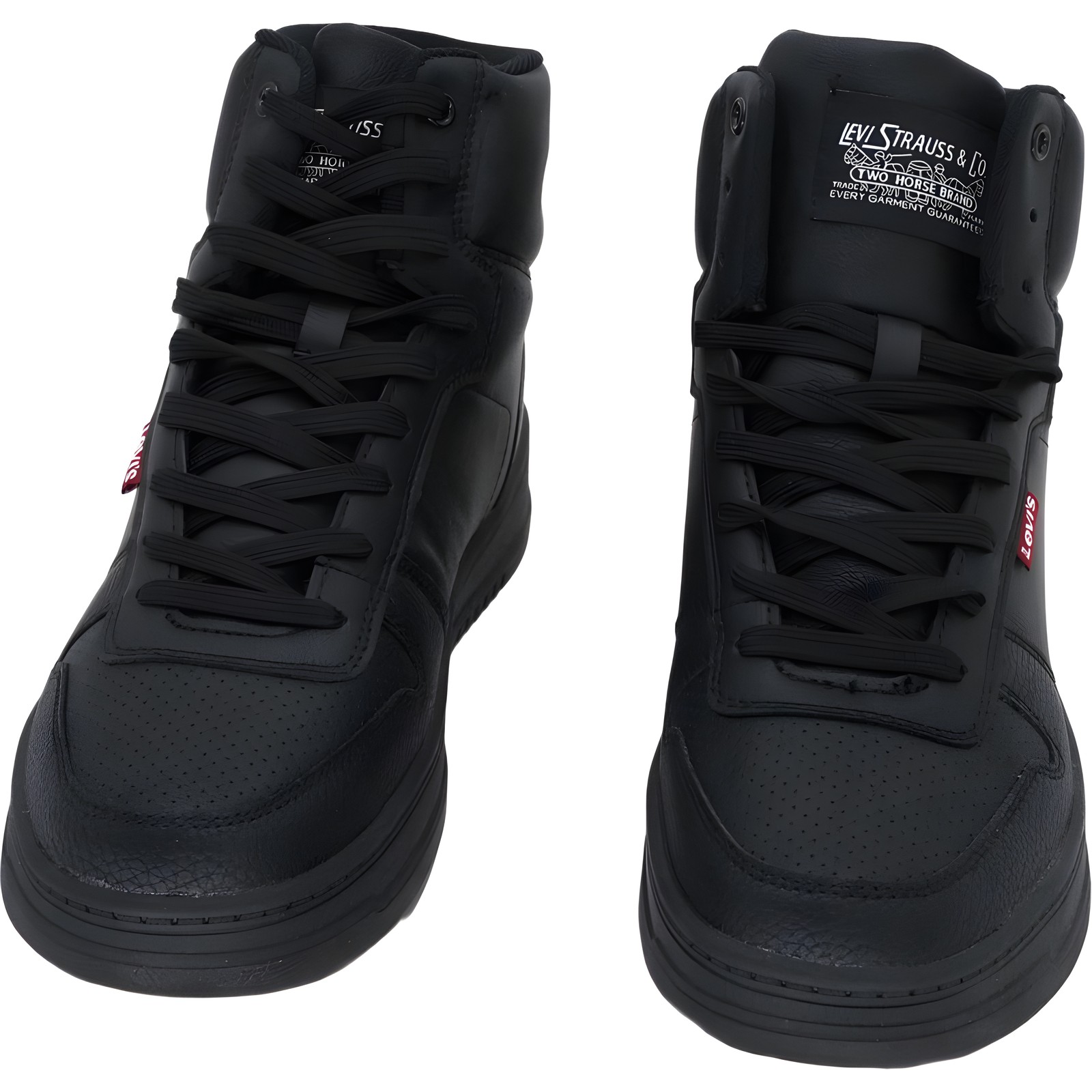 Mens Levis Drive High Top Fabric Black Mono US 8M
