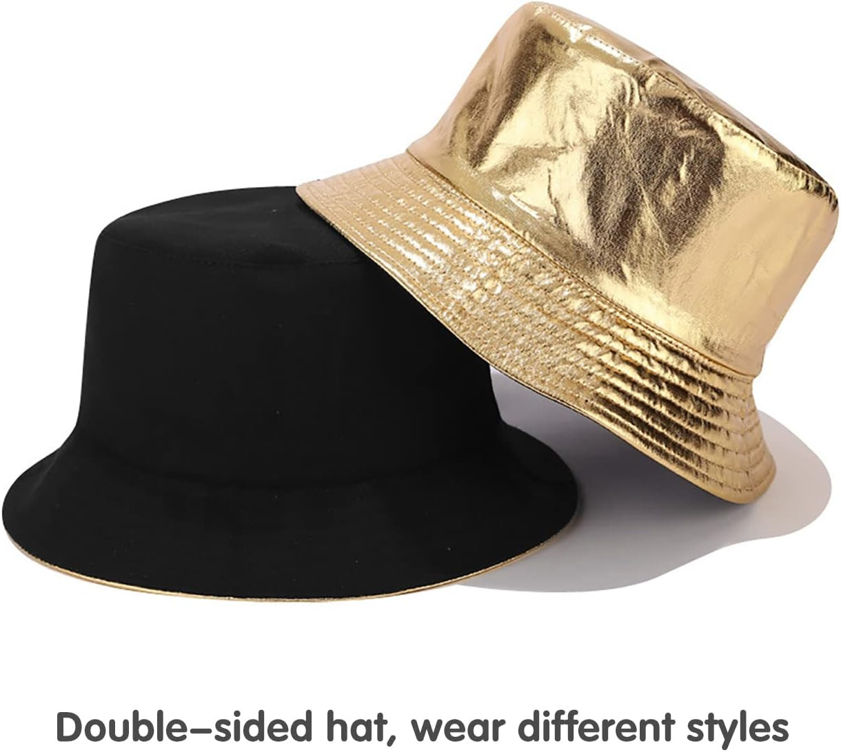 Unisex Bucket Hat Beach Sun Hat Aesthetic Fishing Hat for Men Women Teens, Rever