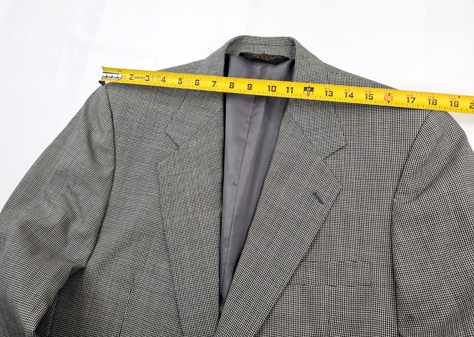 Sturbridge Classics Worsted Wool 2 Pc Suit Jacket 42R Pants 38R x 31 Houndstooth