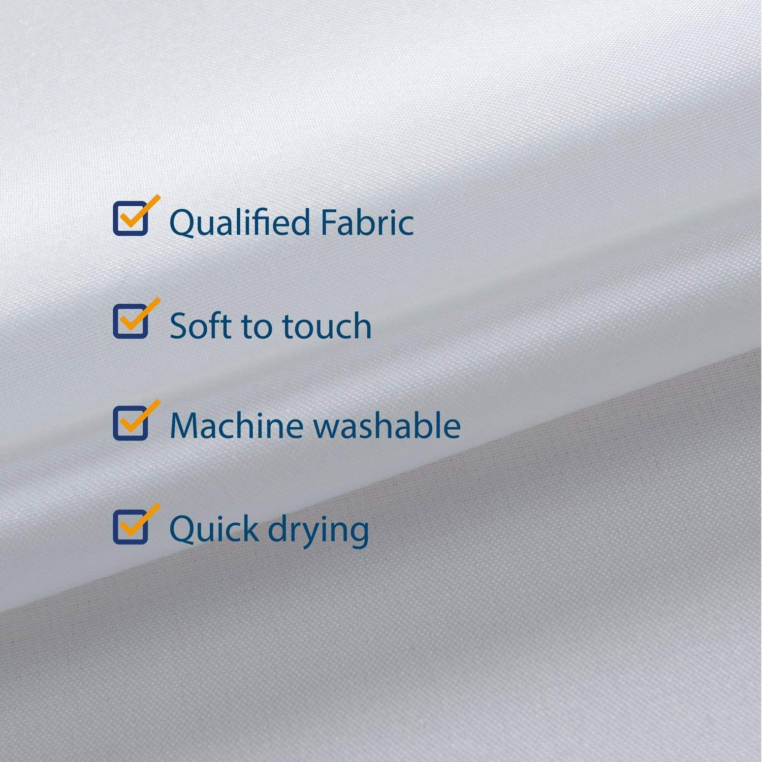 RV Shower Curtain or Liner Fabric 60 X 64 Inches, Perfect for Camping Trailer,