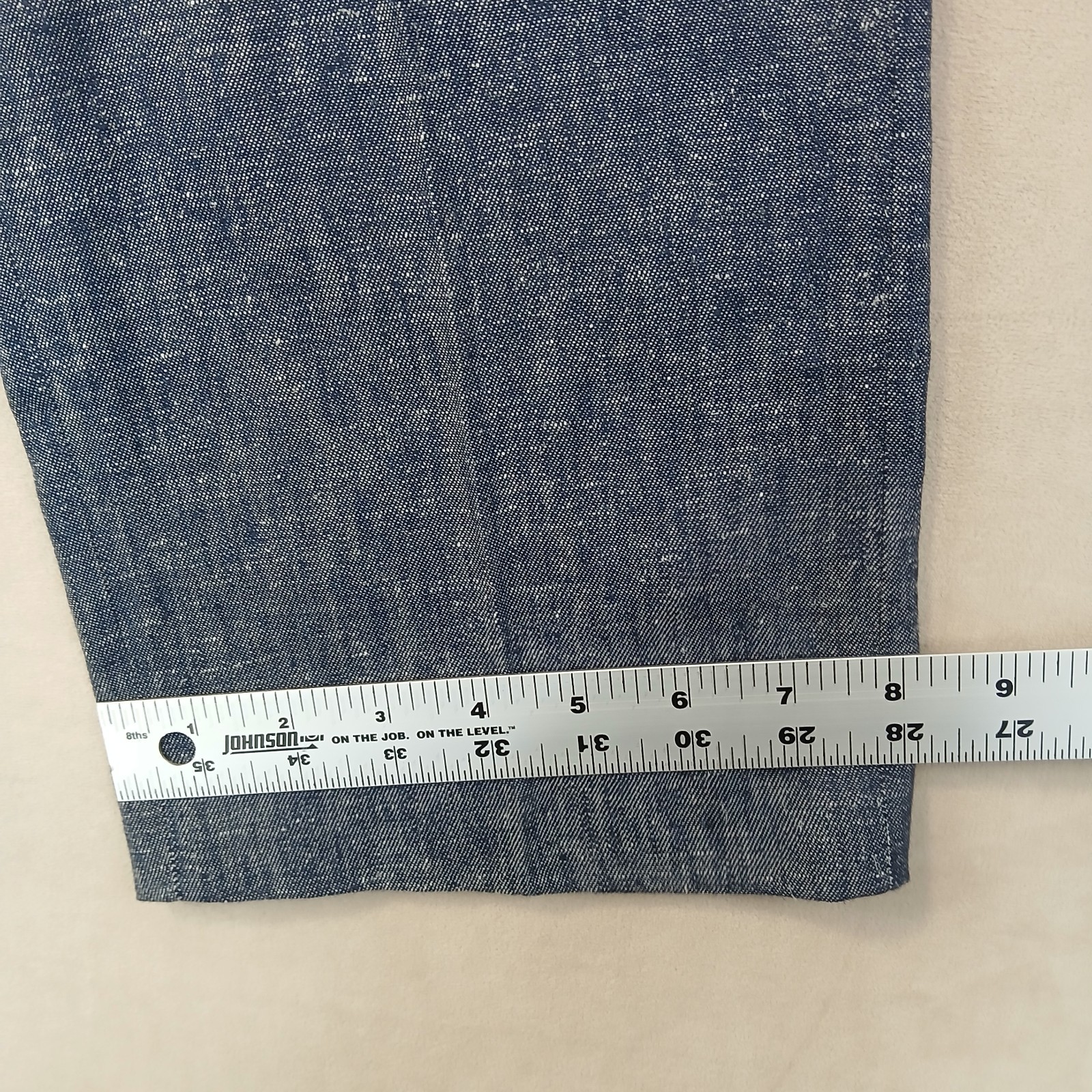 Paisley Gray 40×30 Mens Pants Linen Blend NWT **Actual 38×30 ** Slim Fit
