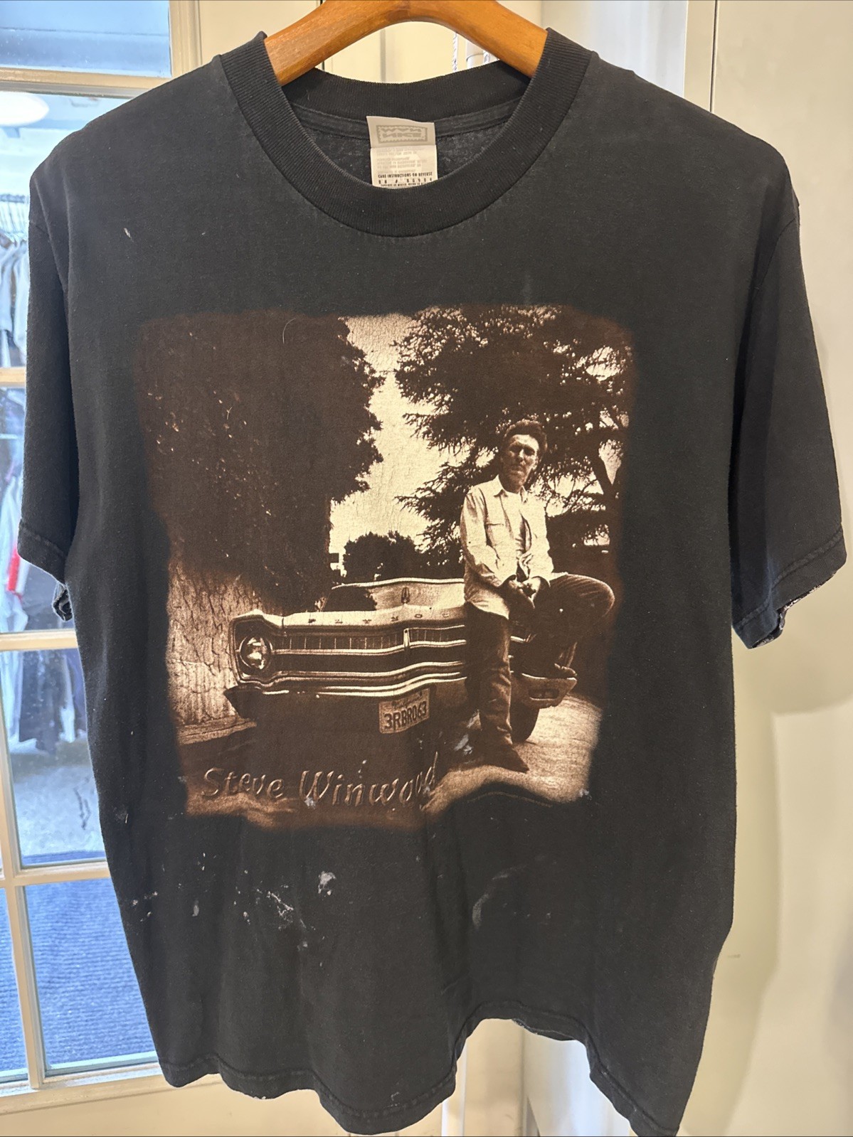 1997 Vintage Steve Winwood – Size Large – Paint Marks – Nice Man Tag – Dated