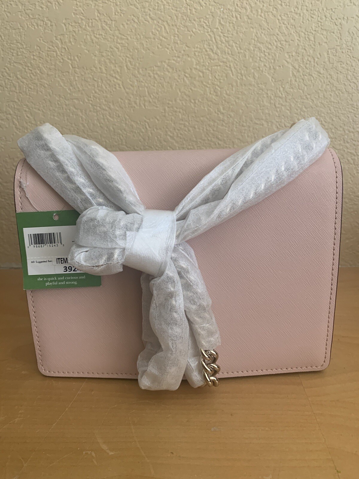 Kate Spade PXRU8296 Cameron St. Marci Pink Leather XBody Women’s Handbag – New!
