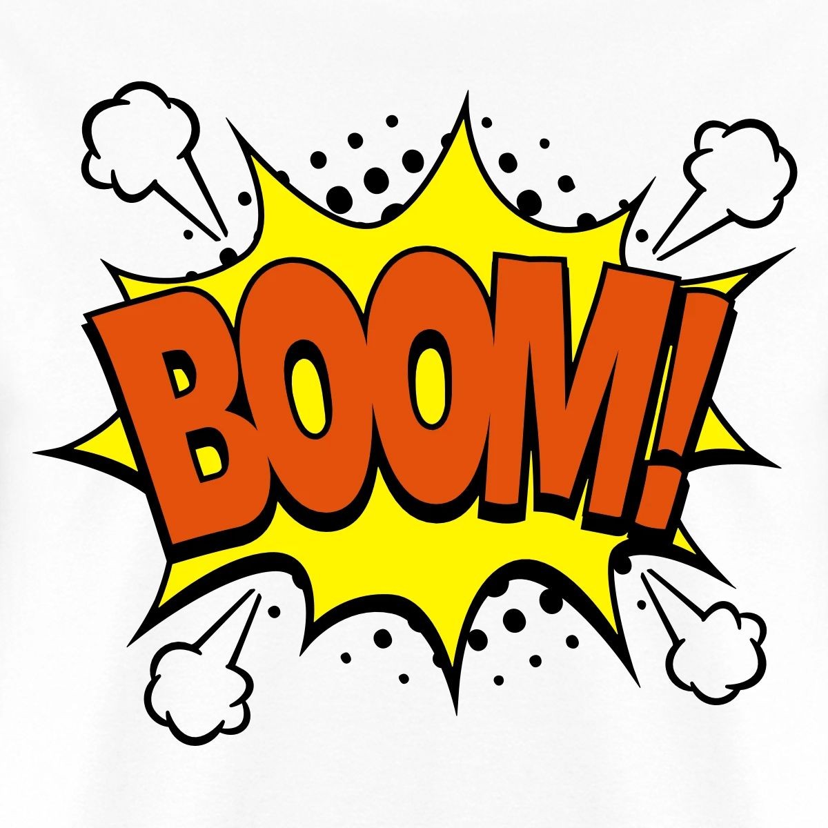 Boom! Comic Style Men’s T-Shirt