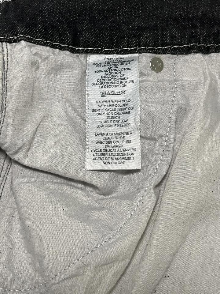 True Religion Men’s Jeans Size 46 Grey Black Contrast Stitch Horseshoe Denim