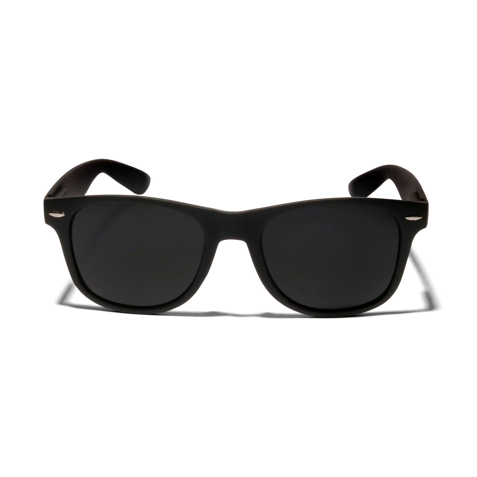 ShadyVEU Super Dark Round Darkest Lens Limo Tint Classic Desert Sunglasses