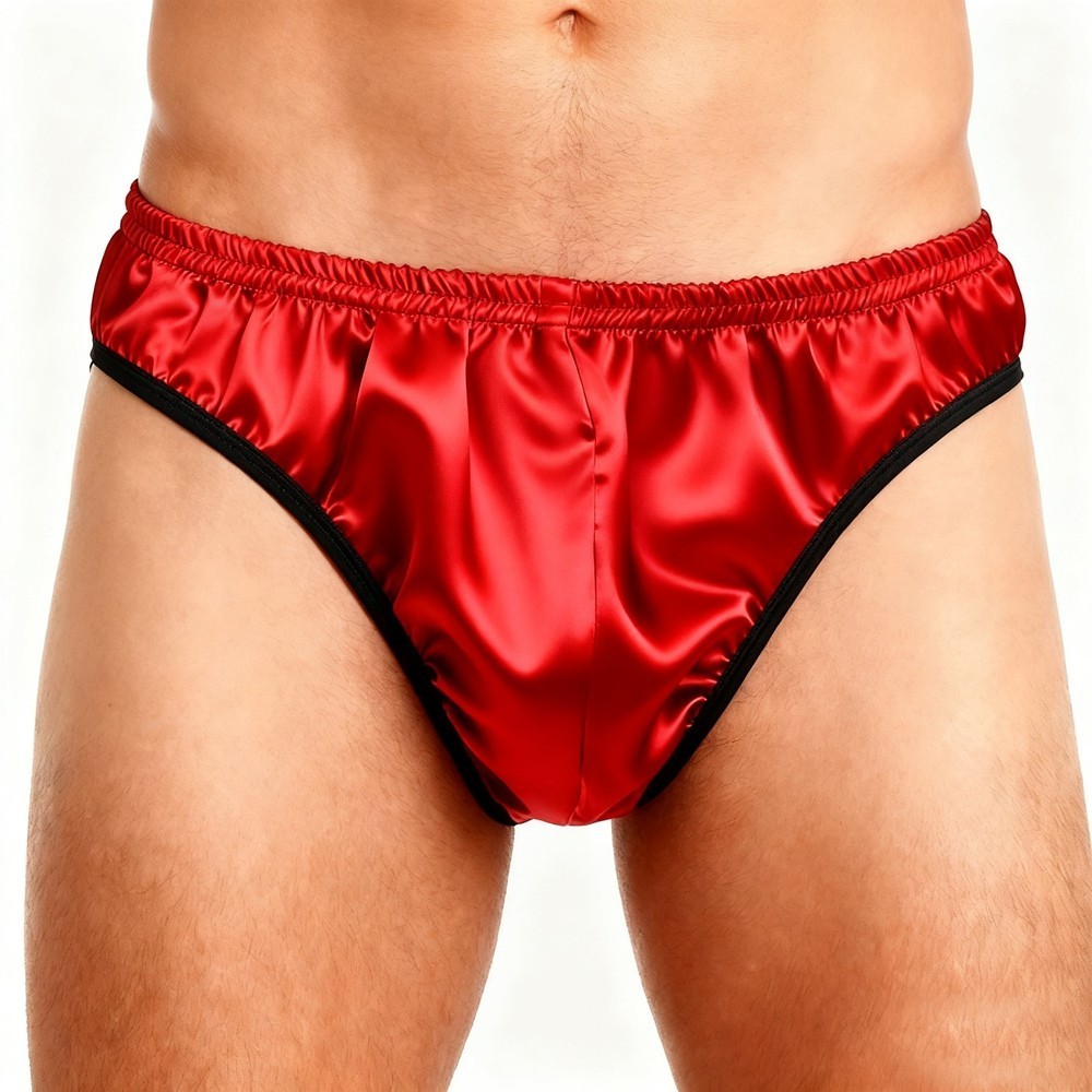3 Pack Men’s 100% Silk Briefs – Comfort Daily Wear Underwear Sizes S-4XL