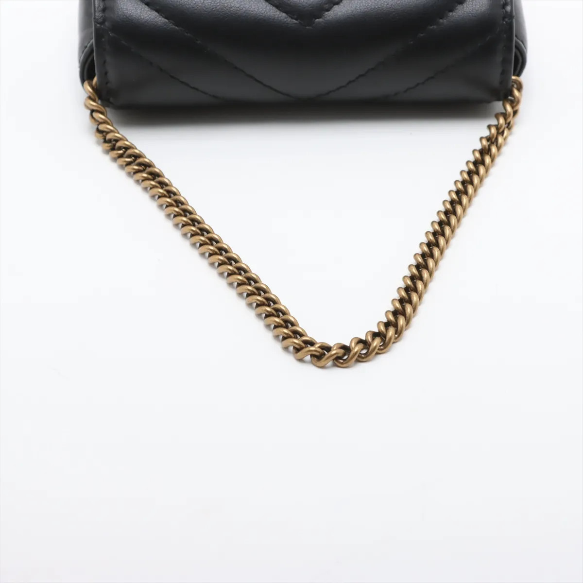 Gucci GG Marmont Leather Chain handbag Black 575161