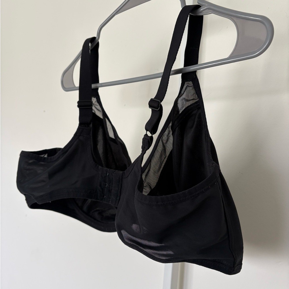 Elomi Black Underwire Molded Bra Full Coverage 44E DD