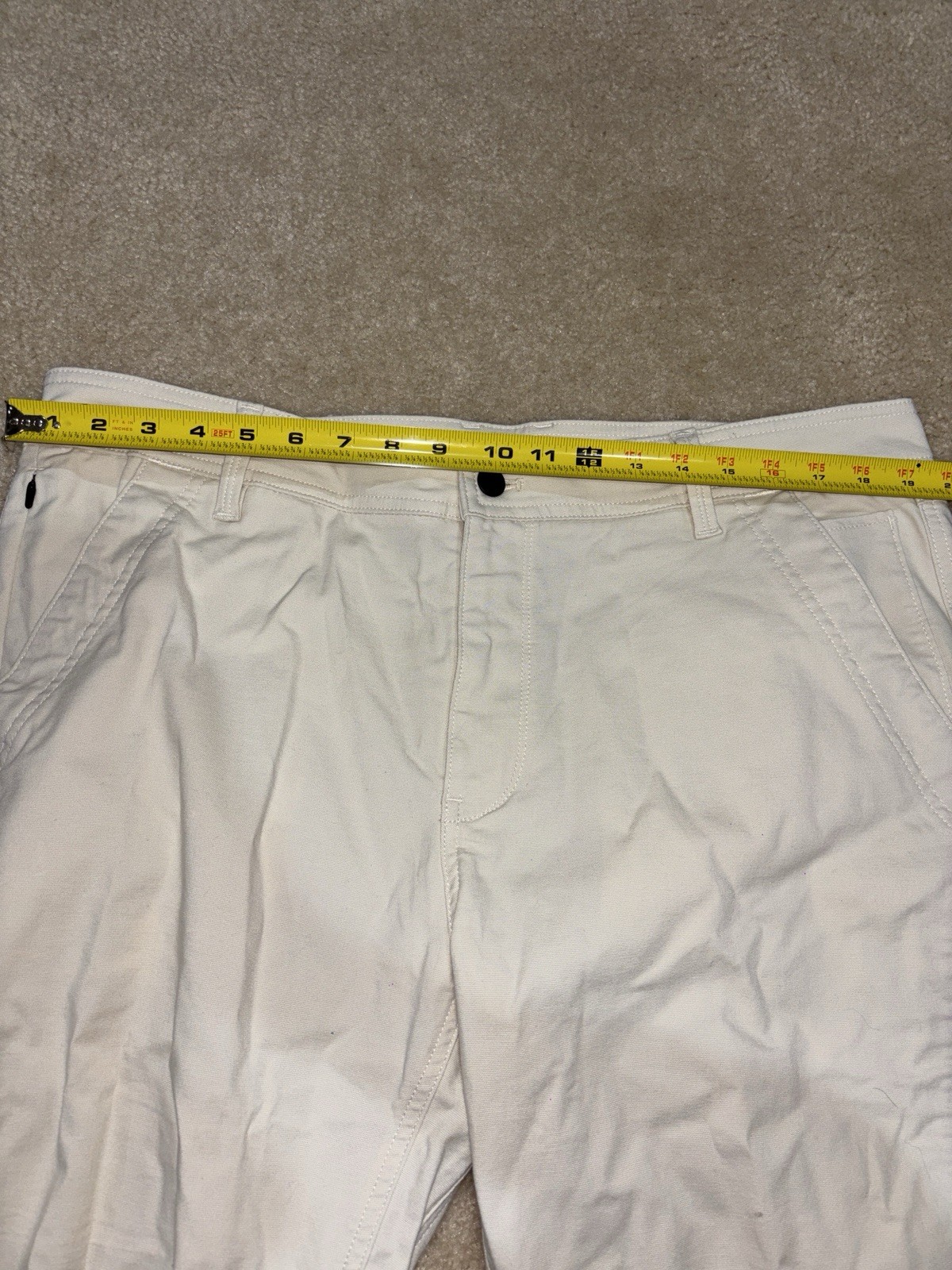 Proof Rover EDC Pants Athletic Tapered Cargo Stretch 38×33 Mens Salt Huckberry