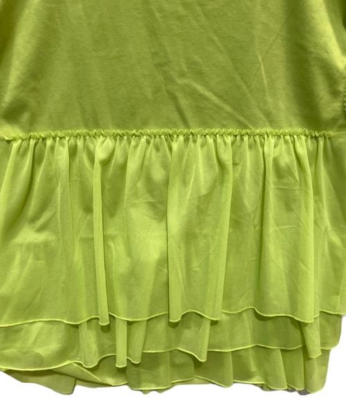 Ballsey Green Jersey Tiered Pullover Women’s Cotton/Nylon Blend S