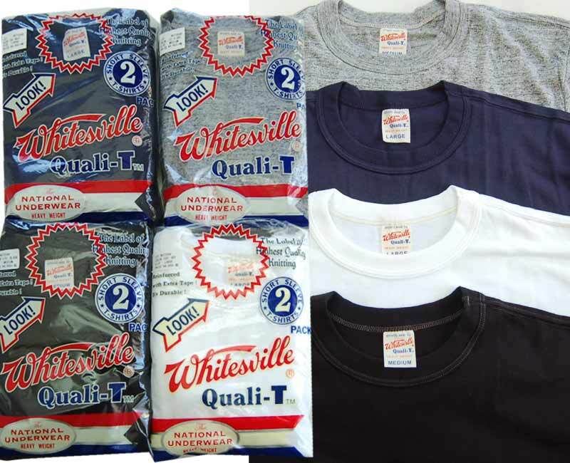 Bulk purchases great value‼【2-PACK Black】S-2XL WHITESVILLE T-SHIRT WV73544 acs
