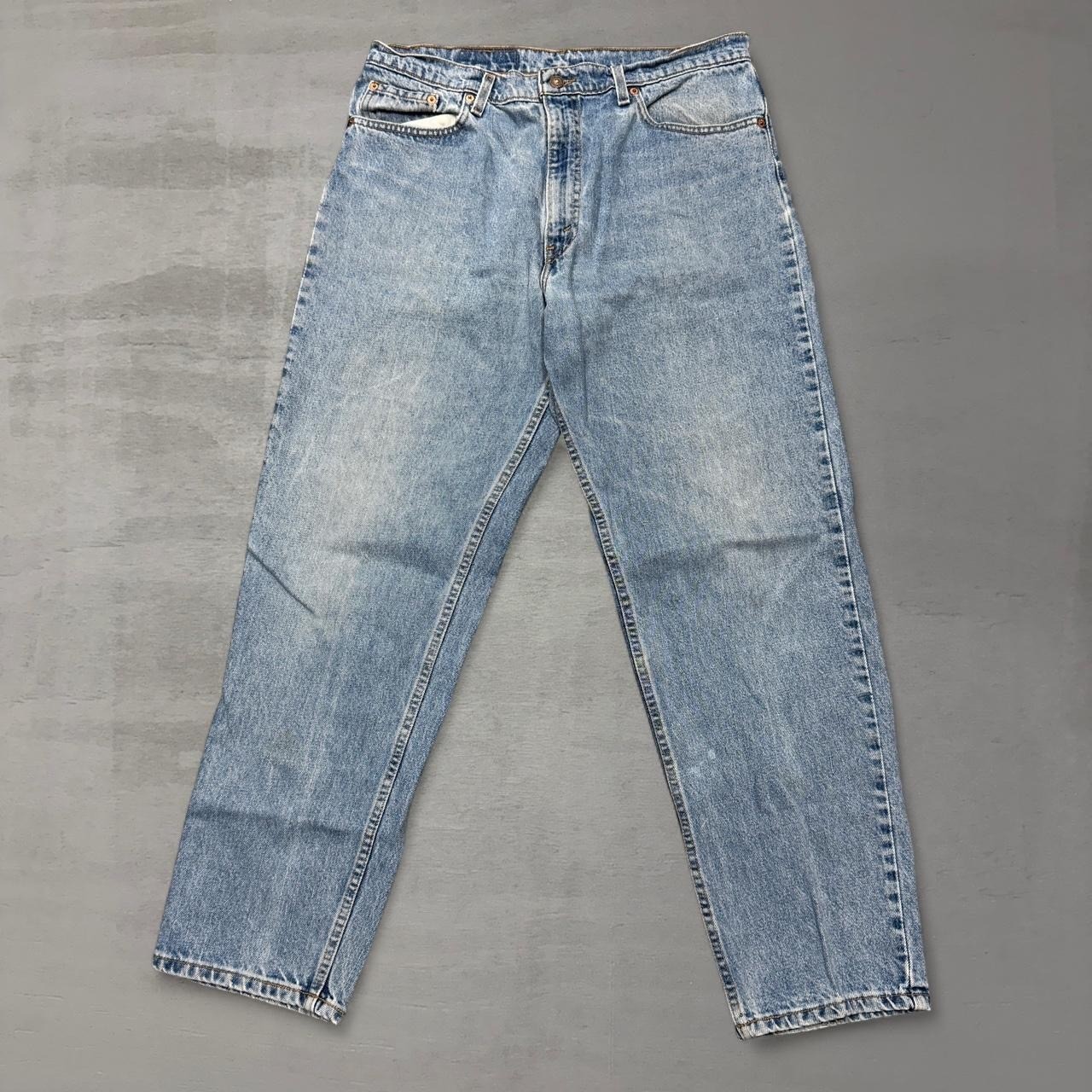 Vintage Levi’s 550 Men’s 90s Blue Jeans 1996 Made in USA Tapered 34 x 31