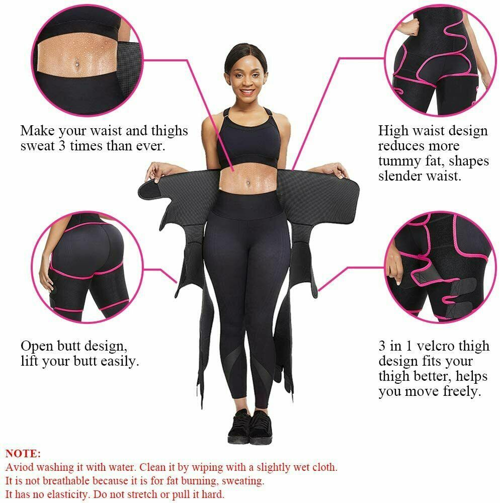 Waist Trainer, 3-in-1 Waist and Thigh Trimmer Butt Lifter Shapewear