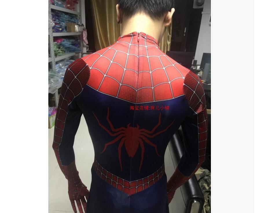 Spider-Man Jumpsuit Cosplay 3D Costume Bodysuit Spiderman Zentai Suit Halloween