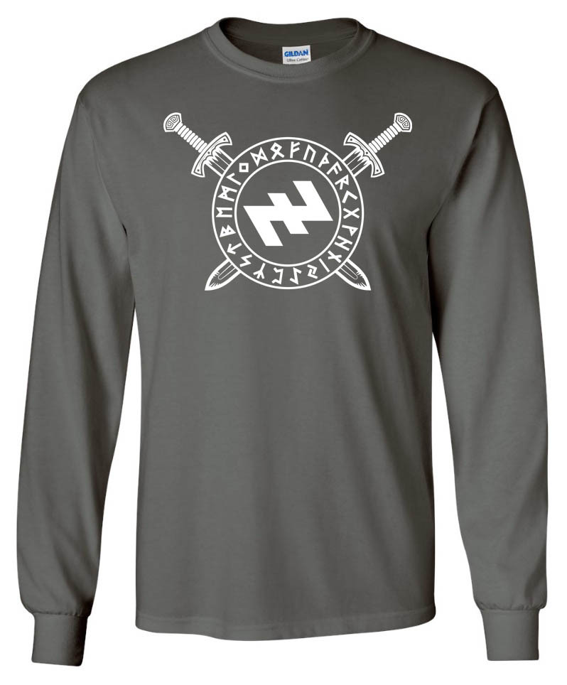 Wolf angel LONG SLEEVE T-shirt – Norse Odin Viking Thor Valhalla