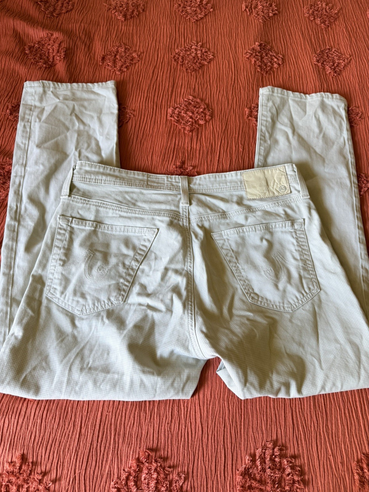 AG Adriano Goldschmied The Everett Slim Straight Pants Khaki 32/32 Casual