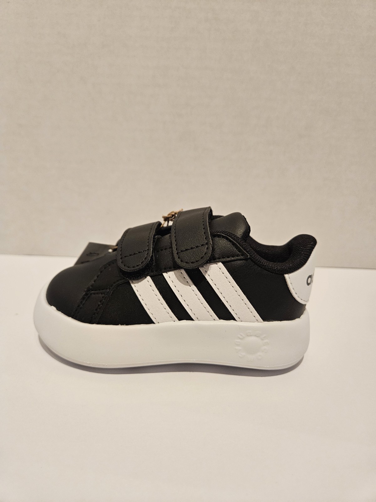 Adidas Grand Court 2.0 Toddler Boys Sneakers Size 7K White Black New