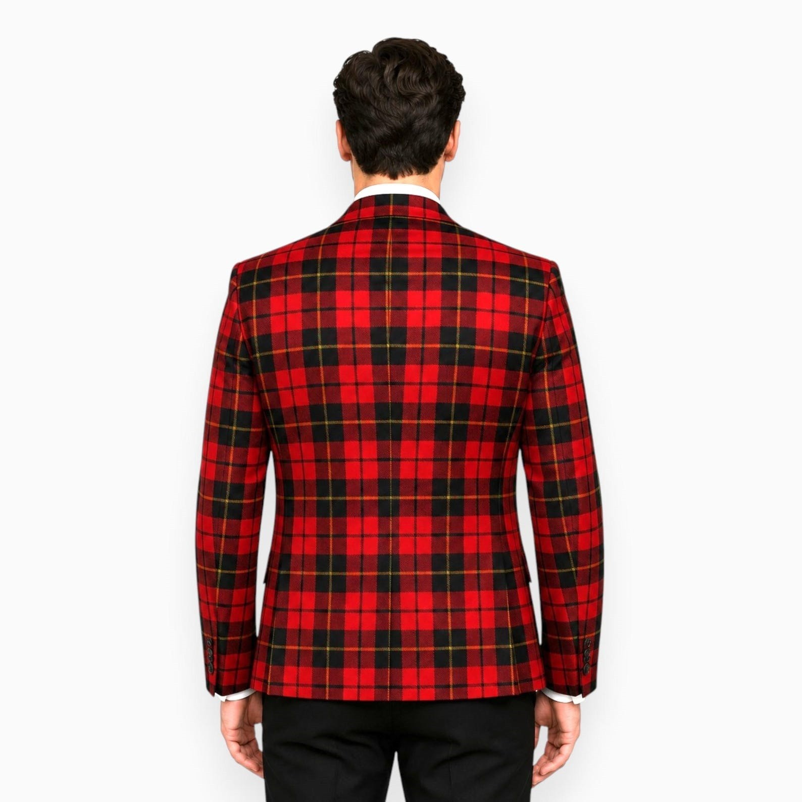 Men’s Scottish Tartan Jacket with 5 Button Vest Available In 40+ Tartan Color
