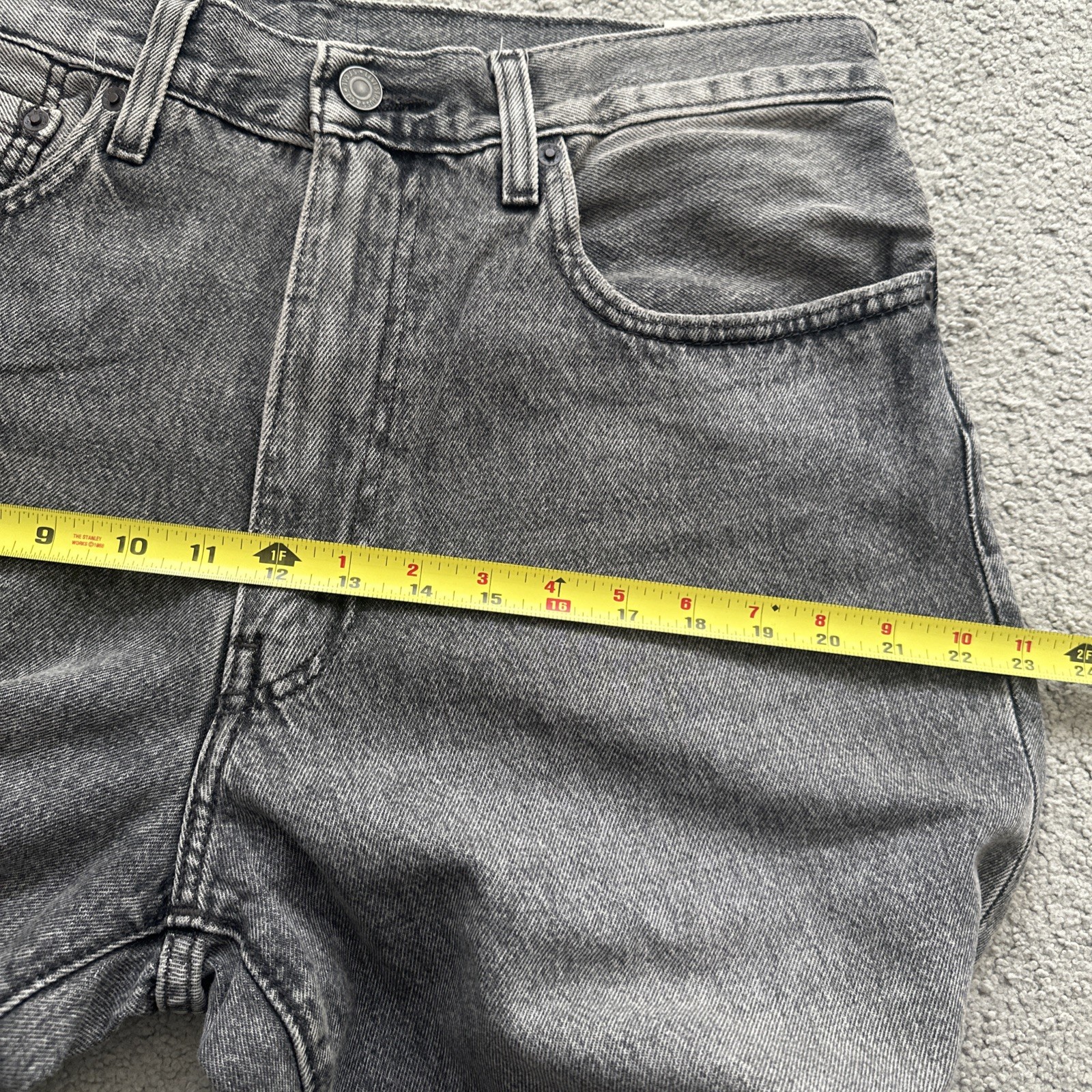 Levi ‘s Premium Men’s 578 Baggy Throughout Denim Jeans Sz. 34Wx30 Gray New